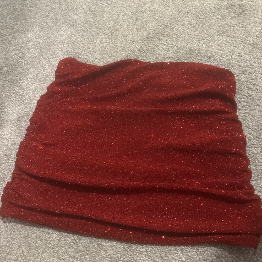 Windsor Glittering Red Skirt